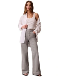 High Rise Wide Leg Jeans