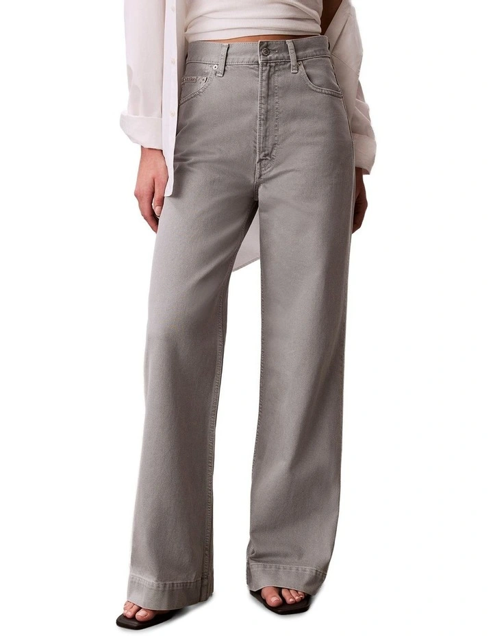 High Rise Wide Leg Jeans image 3