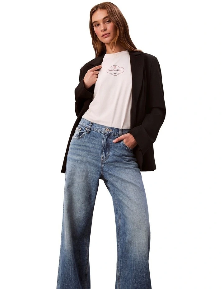 Low Rise Baggy Jeans in Vintage Hampton image 5