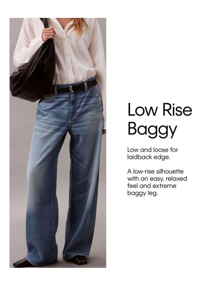 Low Rise Baggy Jeans in Vintage Hampton image 6