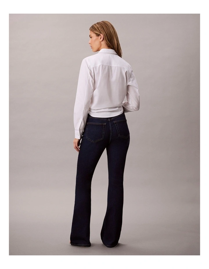High Rise Flare Jean in Blue Orbit image 2