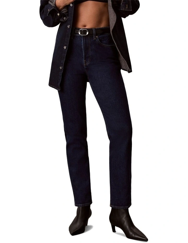 The Archive High Rise Slim Jeans in Blue image 1