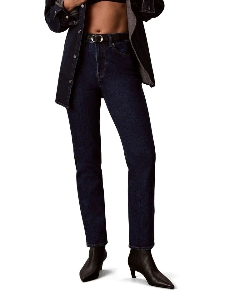 The Archive High Rise Slim Jeans in Blue image 1
