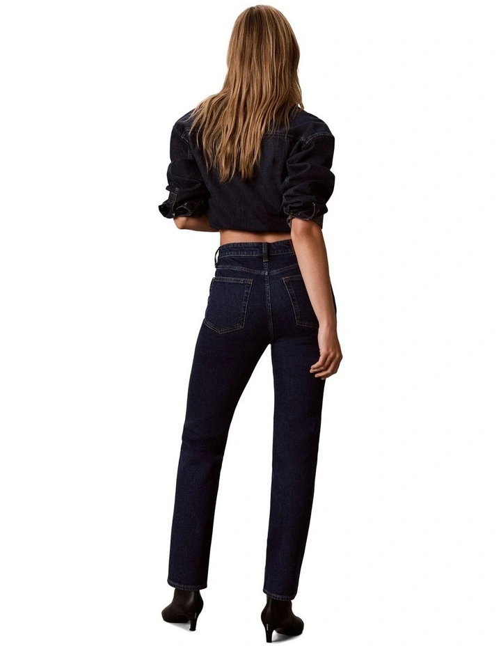 The Archive High Rise Slim Jeans in Blue image 2