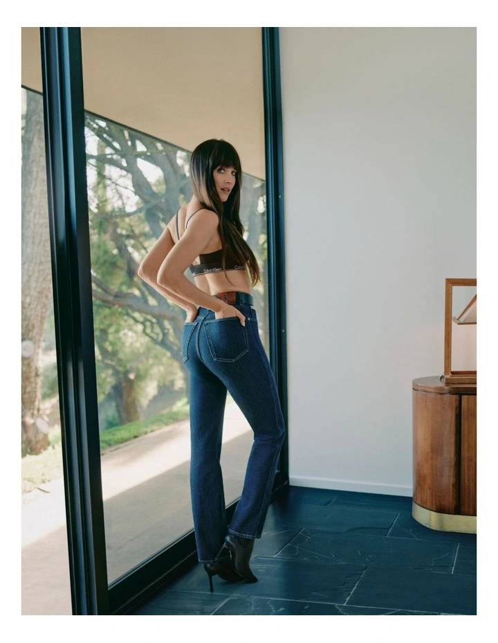 The Archive High Rise Slim Jeans in Blue image 6