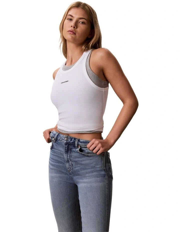 The Archive High Rise Slim Jean in Blue image 4