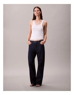 Signature 90's Straight Jeans in True Indigo