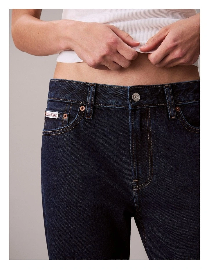 Signature 90's Straight Jeans in True Indigo image 4