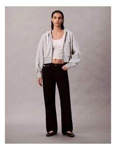 Signature 90's Straight Jeans in Soft Black