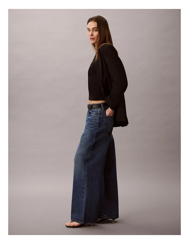 Wide Leg Jeans in Shore Road image 3