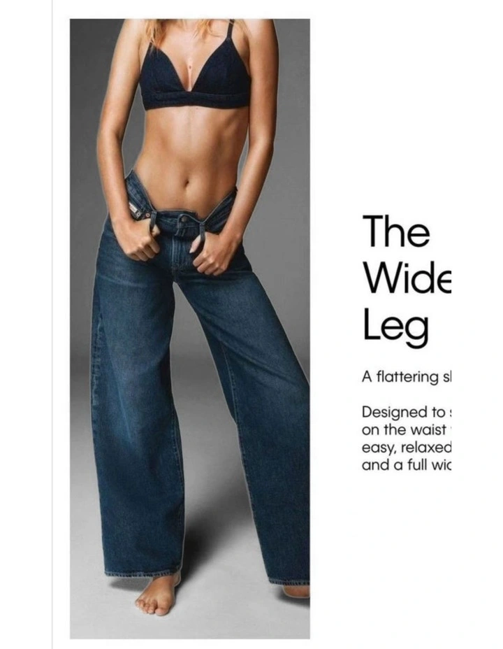 Wide Leg Jeans in Shore Road image 7
