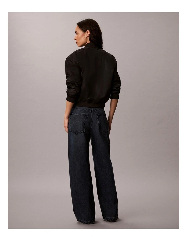 Twisted Low Rise Baggy Jeans in Blue Alaska image 2