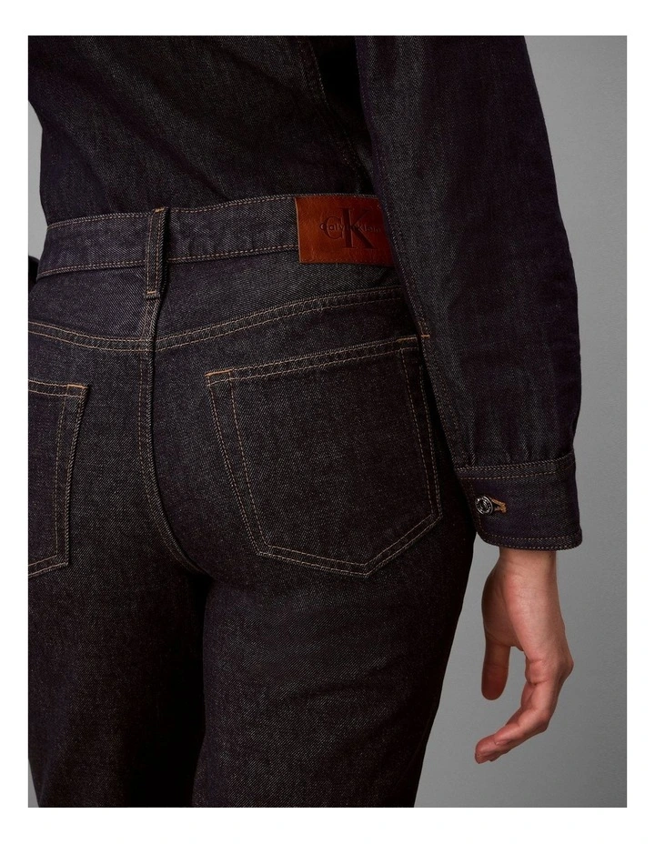Low Rise Modern Straight Jeans in Iconic Indigo image 5