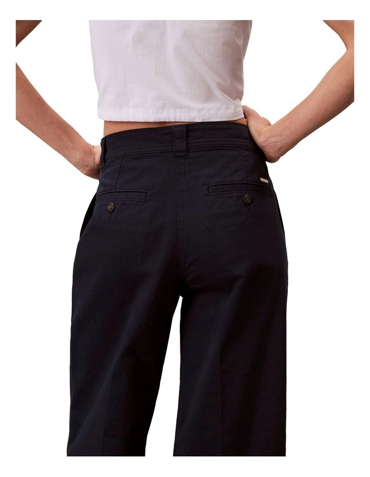 Relaxed Straight Chino Pants in Blue image 5
