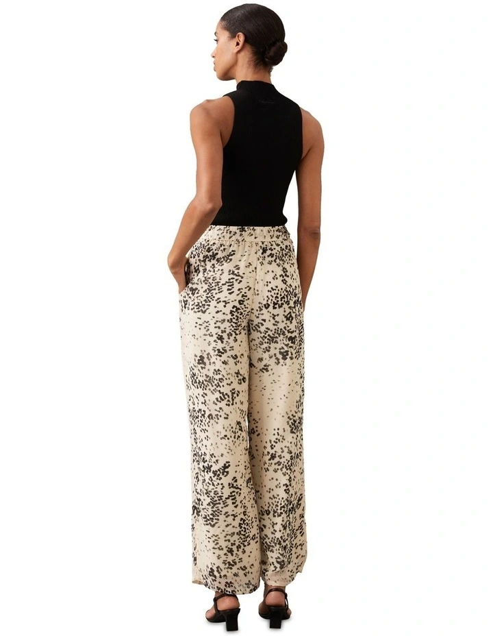 Printed Pull On Wide Leg Pant image 2