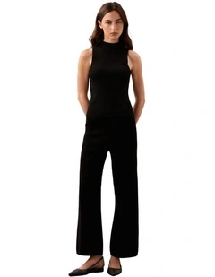 Sunny Half Milano Pant in Black