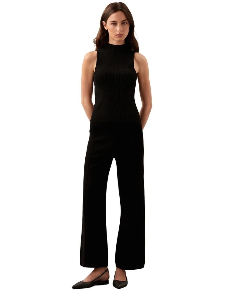Sunny Half Milano Pant in Black image 1