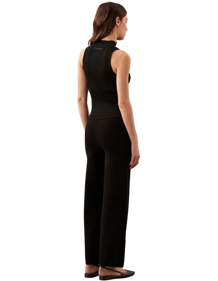Sunny Half Milano Pant in Black image 2