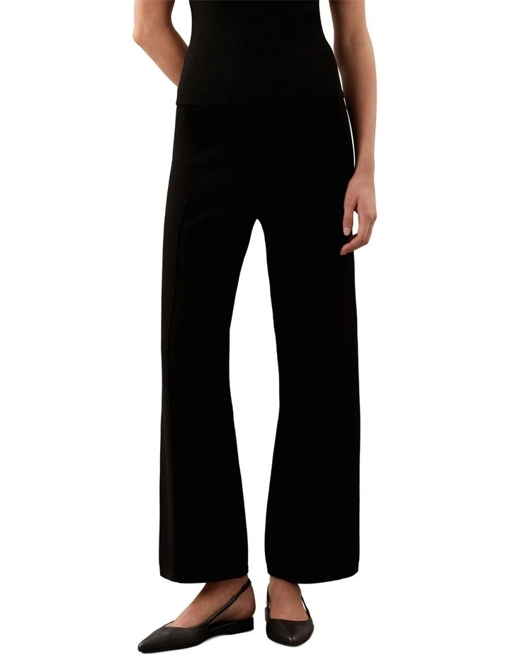 Sunny Half Milano Pant in Black image 3