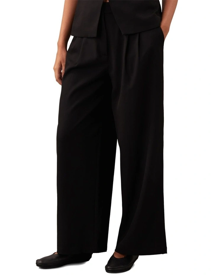 Good Hero Wide Leg Trousers in Black image 1