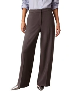 Stretch Suiting Track Pant in Grey