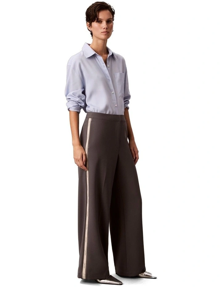 Stretch Suiting Track Pant in Grey image 3
