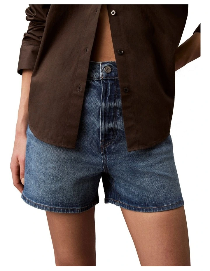 Hi Rise Midi Short in Greenport image 4