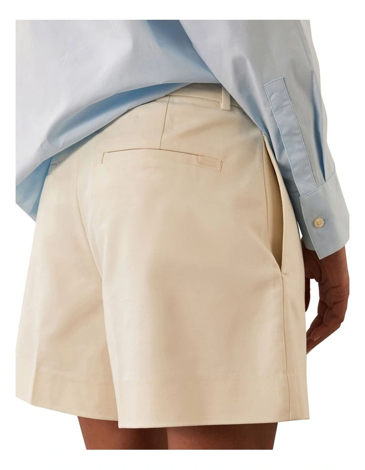 Chino Shorts in White image 3
