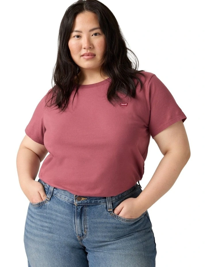 Perfect T-Shirt (Curve) in Crushed Berry image 1