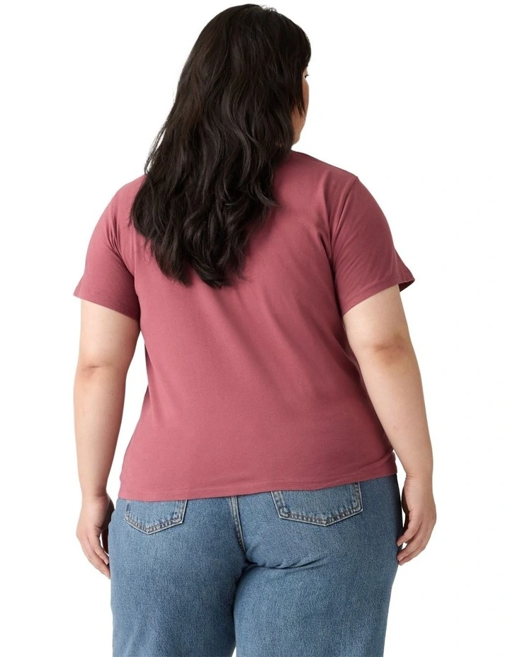 Perfect T-Shirt (Curve) in Crushed Berry image 2