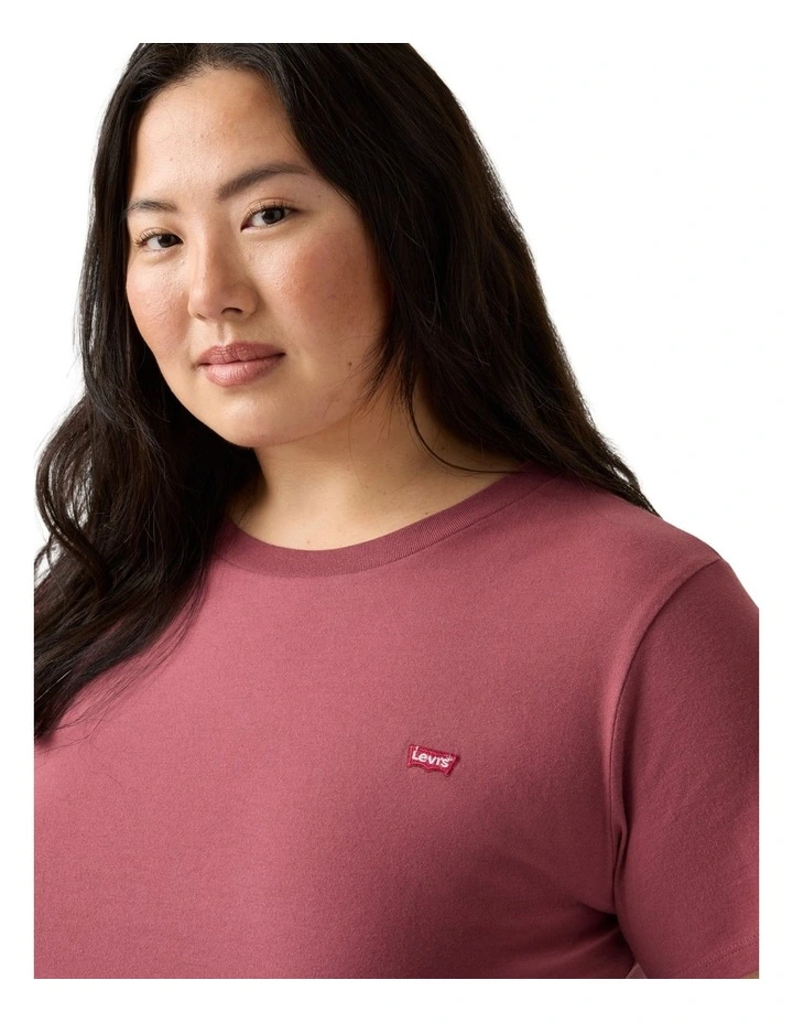 Perfect T-Shirt (Curve) in Crushed Berry image 3