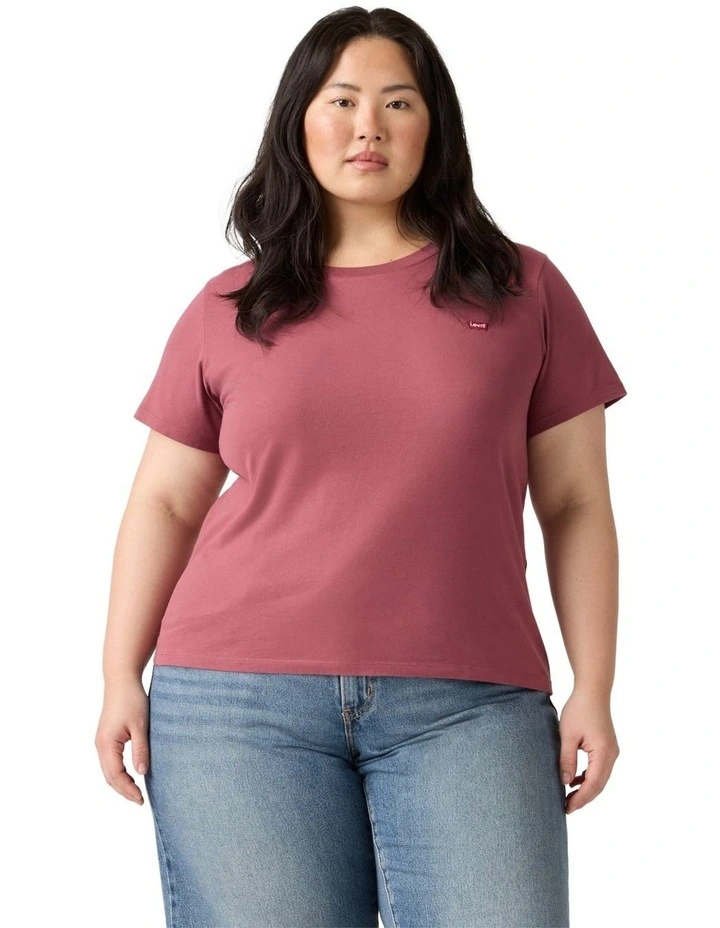 Perfect T-Shirt (Curve) in Crushed Berry image 4