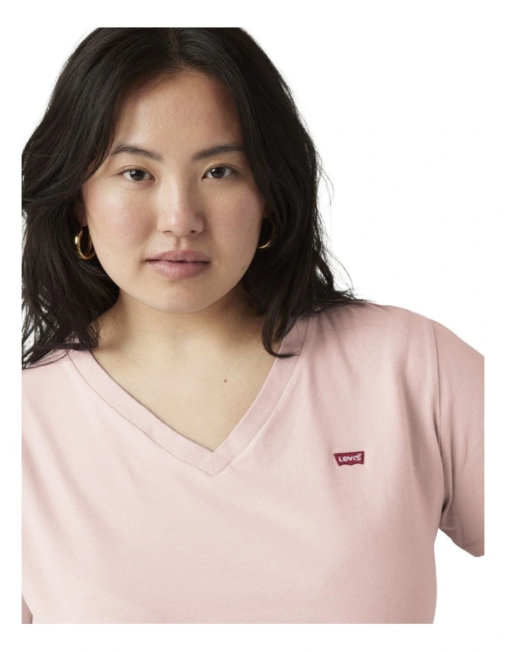 V-Neck T-Shirt (Curve) in Potpourri image 3