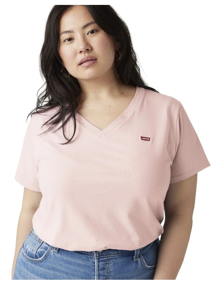 V-Neck T-Shirt (Curve) in Potpourri image 4