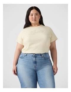 Perfect Tee Plus in Rhinestone Sporty