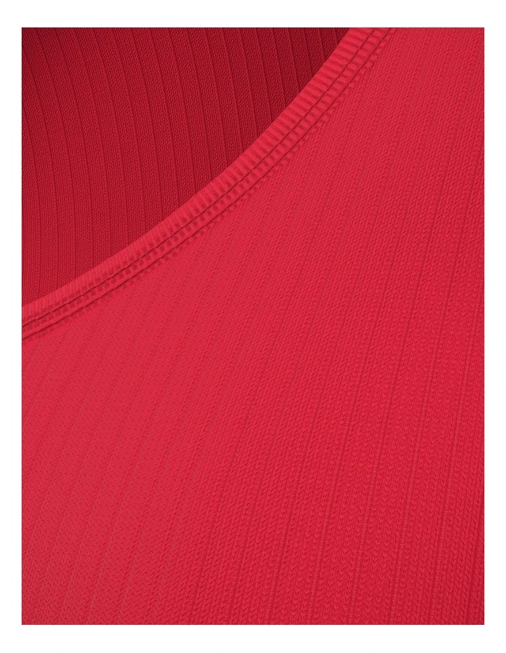 PL Austen Button Through LS in True Red image 4