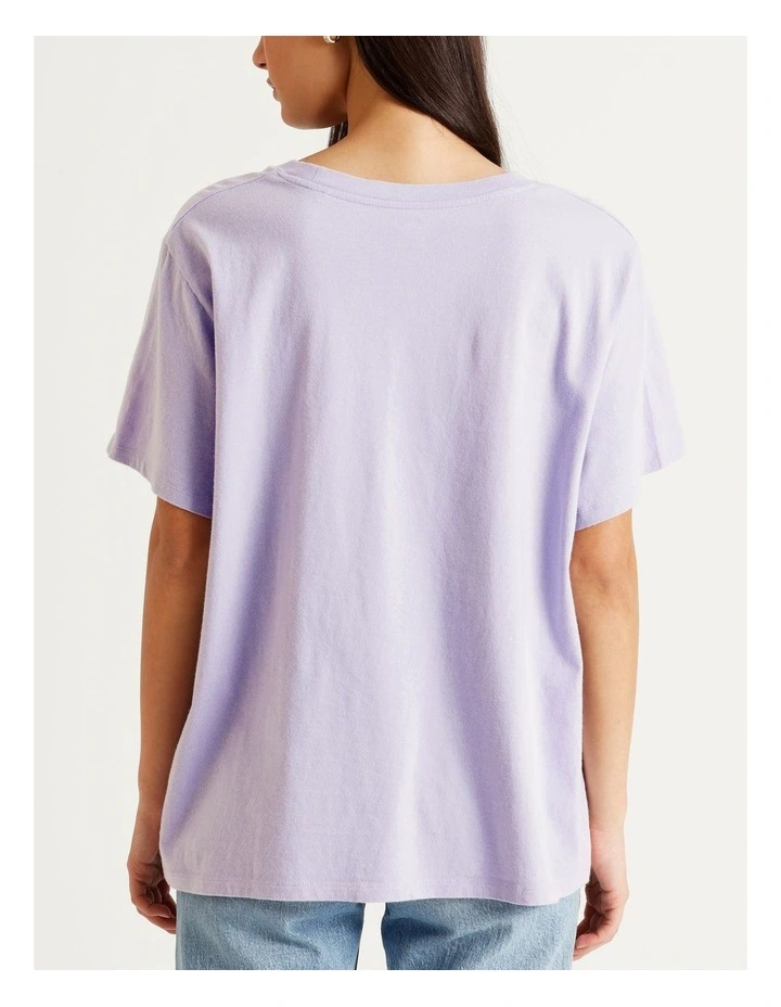 Perfect T-Shirt (Curve) in Thistle image 2