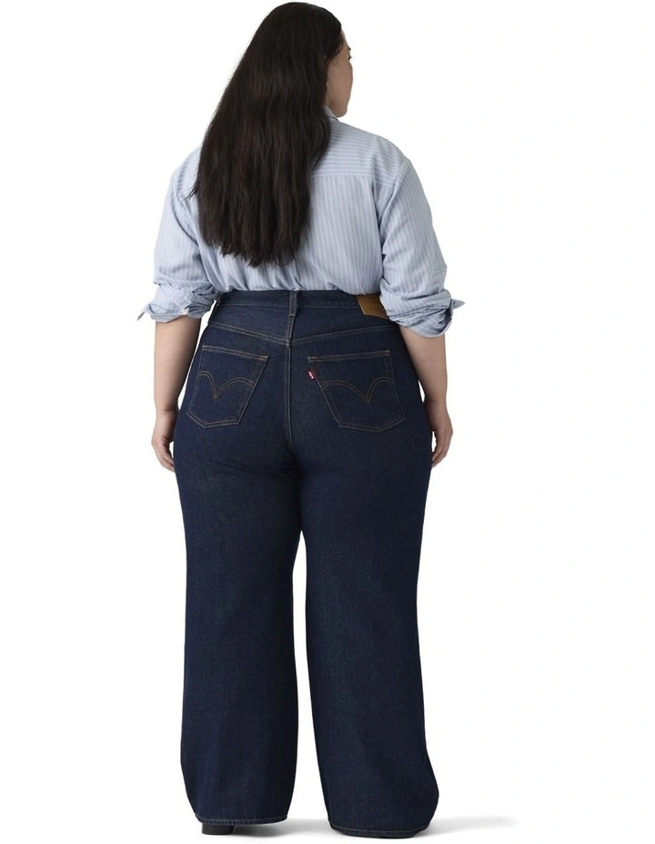 Ribcage Wide-Leg Jeans in Shaded View image 2