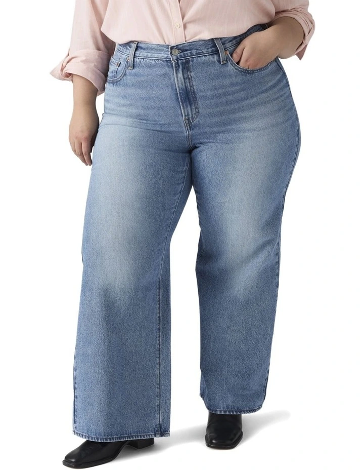Ribcage Wide-Leg Jeans in Not The Same image 1