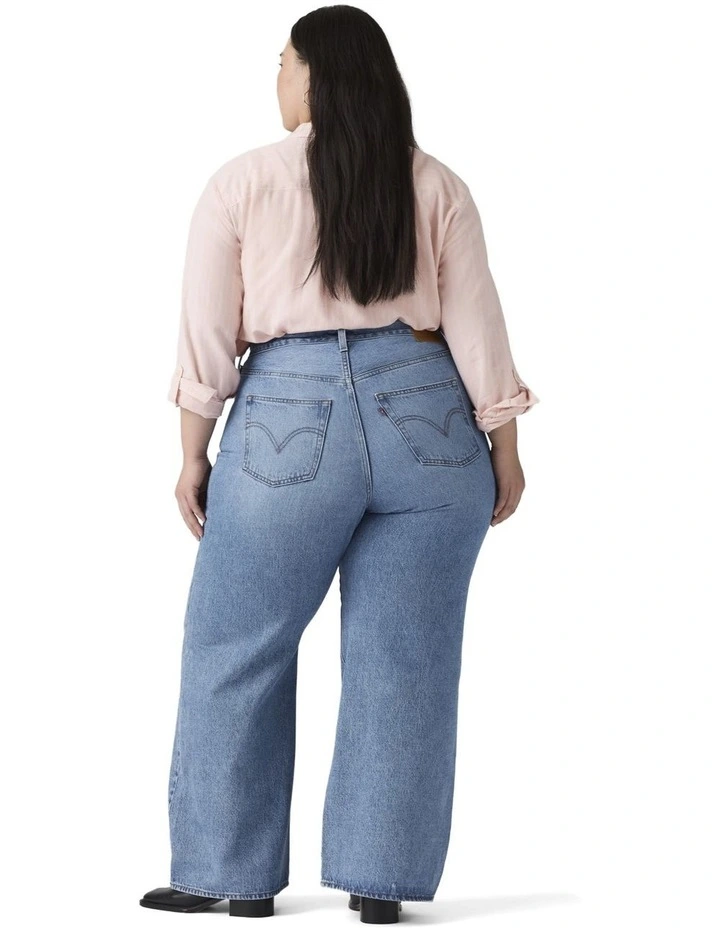 Ribcage Wide-Leg Jeans in Not The Same image 2