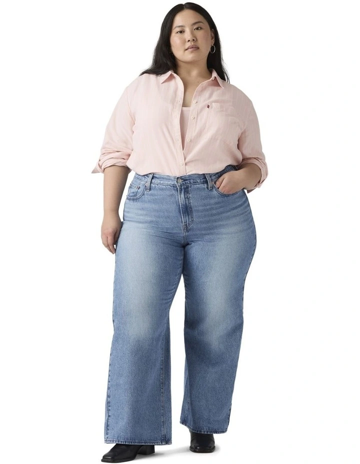 Ribcage Wide-Leg Jeans in Not The Same image 5