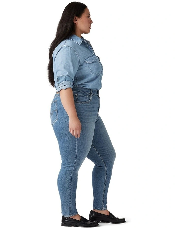 721 High-Rise Skinny Jeans in Eternal Indigo Mid image 3