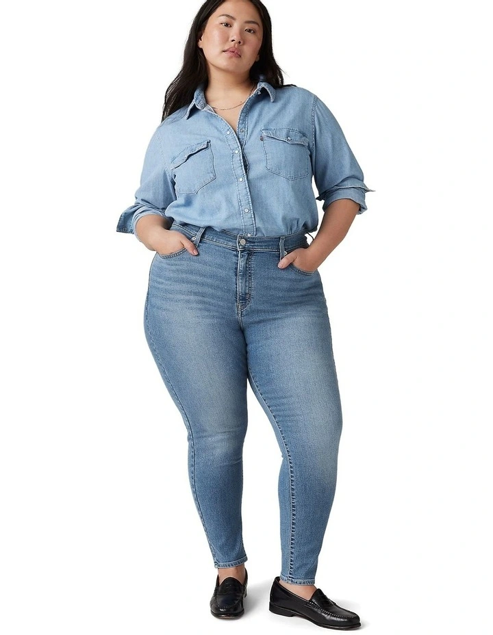 721 High-Rise Skinny Jeans in Eternal Indigo Mid image 5