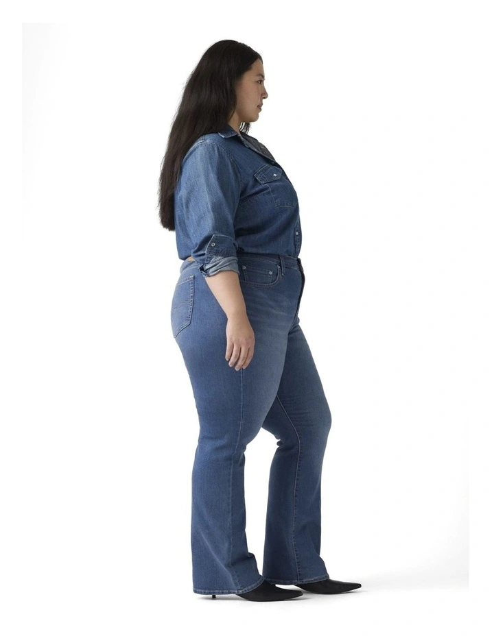 High-Rise Bootcut Jeans in Eternal Indigo Mid image 3
