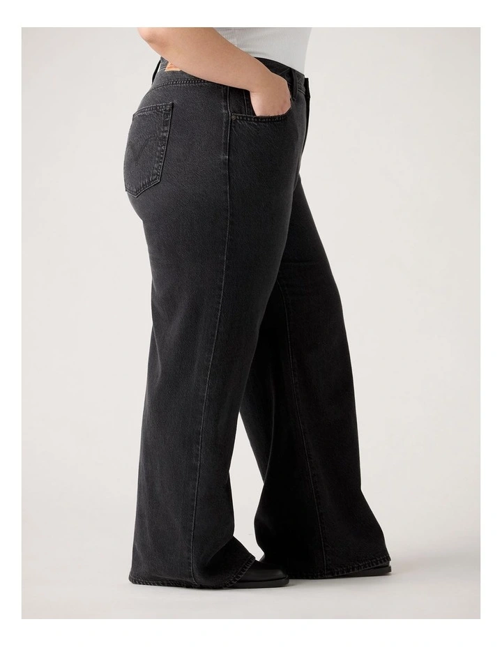 Plus Cinch Baggy Jeans in Capturing Moments image 3