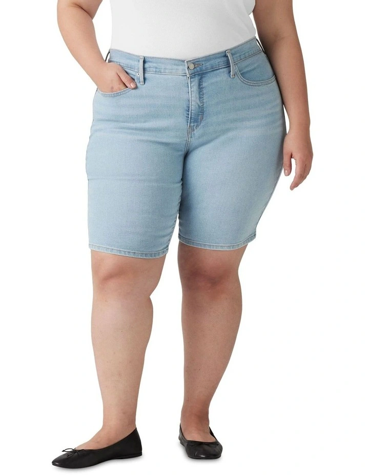 Shaping Bermuda Shorts in Blue image 1
