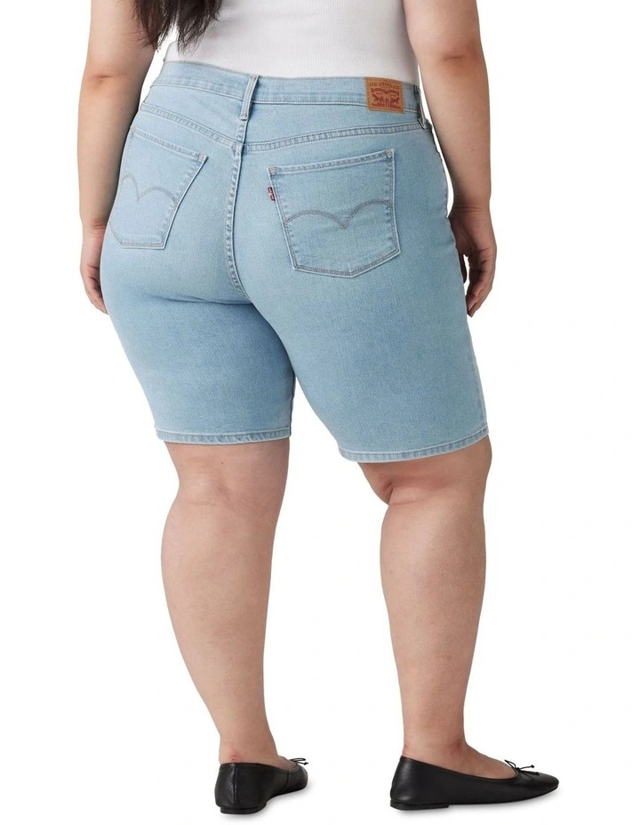 Shaping Bermuda Shorts in Blue image 2
