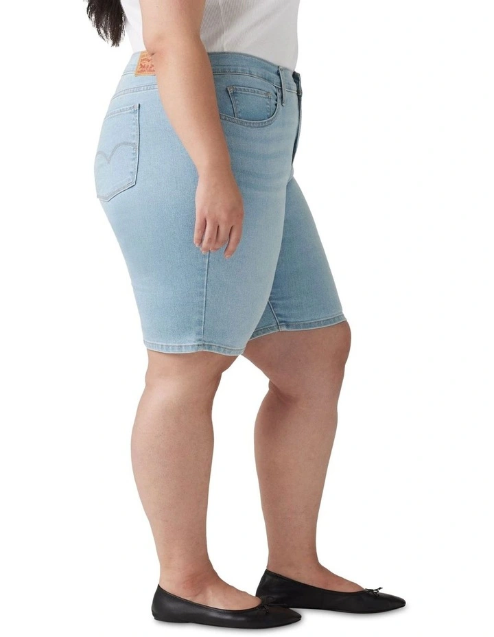 Shaping Bermuda Shorts in Blue image 3