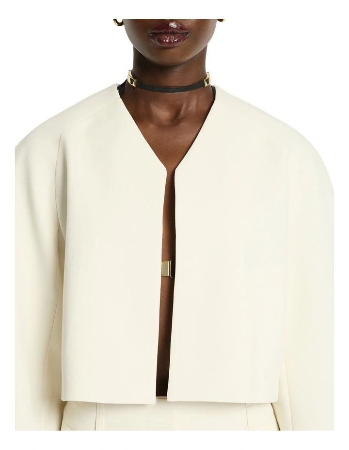 Satori Jacket in Ivory image 4