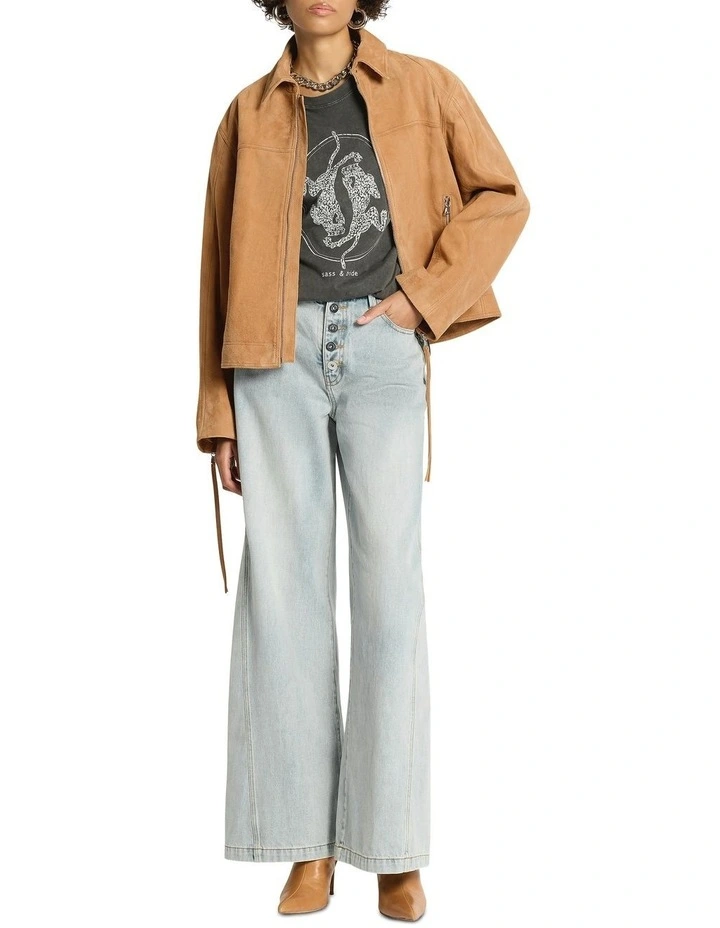 Daybreak Suede Jacket in Tobacco image 1